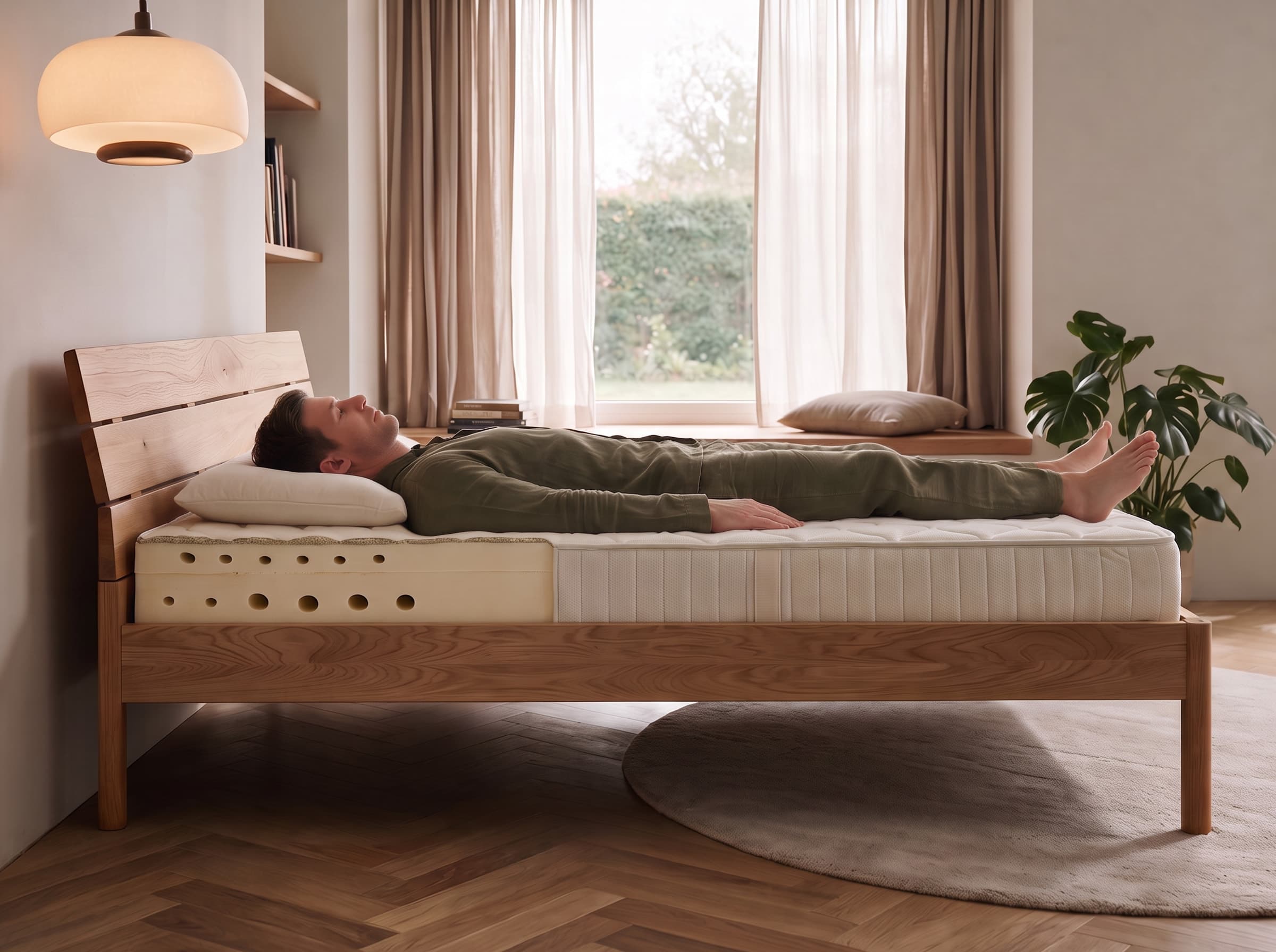 allnatura matelas en latex naturel "Sana-Ortho"